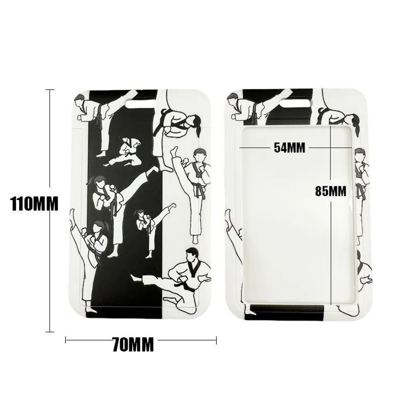 Taekwondo Neck Strap Lanyard keychain Mobile Phone Strap ID Badge Holder Rope Key Chain Keyrings Accessories Webbings Ribbons