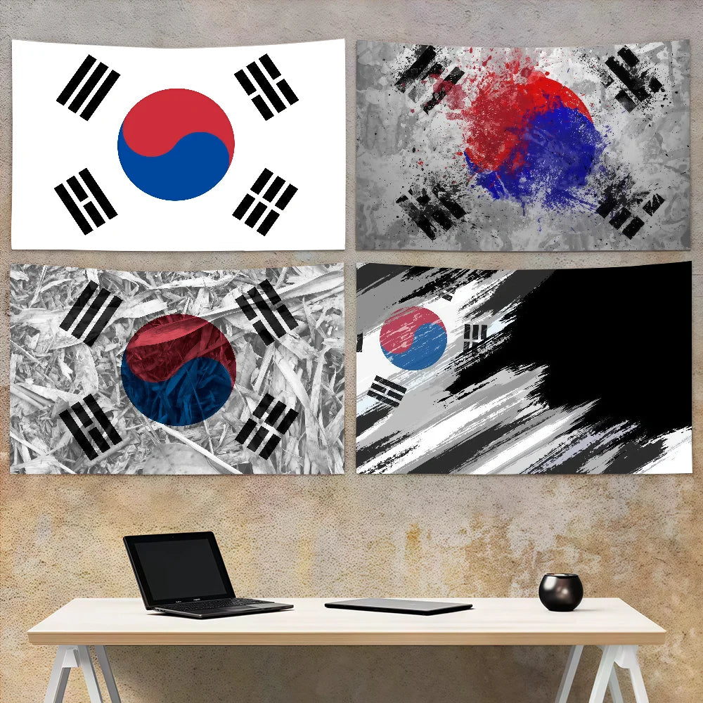 South Korea Flag flag Decoration Art Picnic Party Home Hanging Camping Outdoor Party Banner