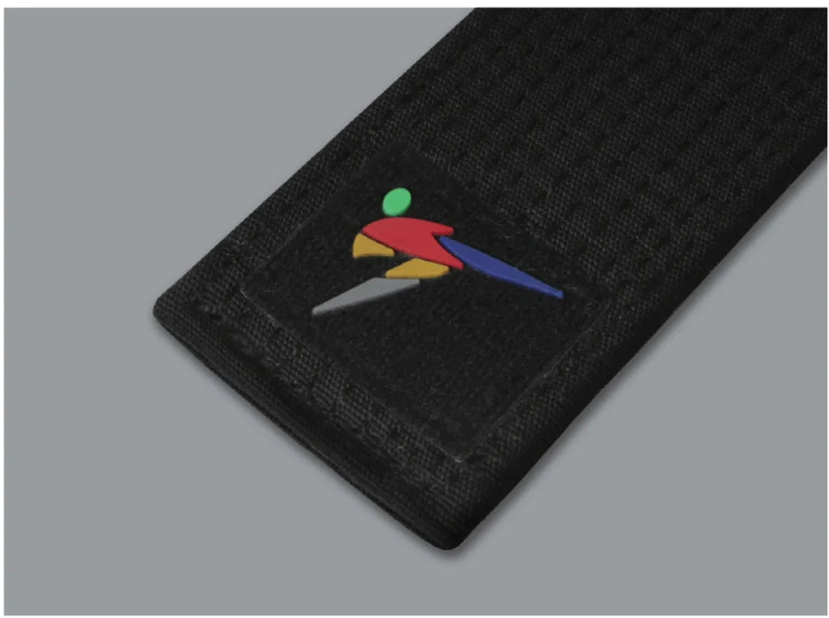 MOOTO Taekwondo Bla Belt Keychain Cusizable Embroidery Key Holder Personalized Gift Collectible Sport Martial Arts