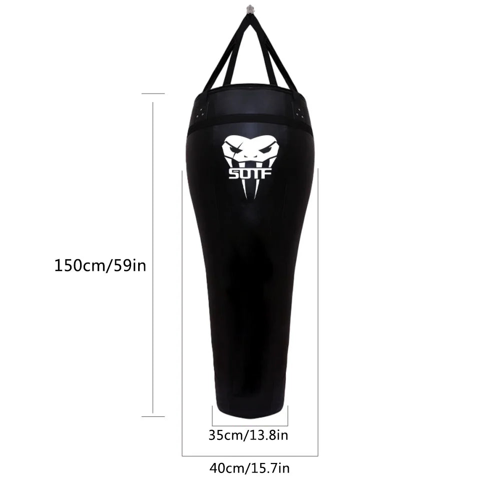 Multifunctional Bounce Back Sandbag for Martial Arts Resist-Hitting Boxing Bag with Metal Chain Hook Foldable Sports Equipment