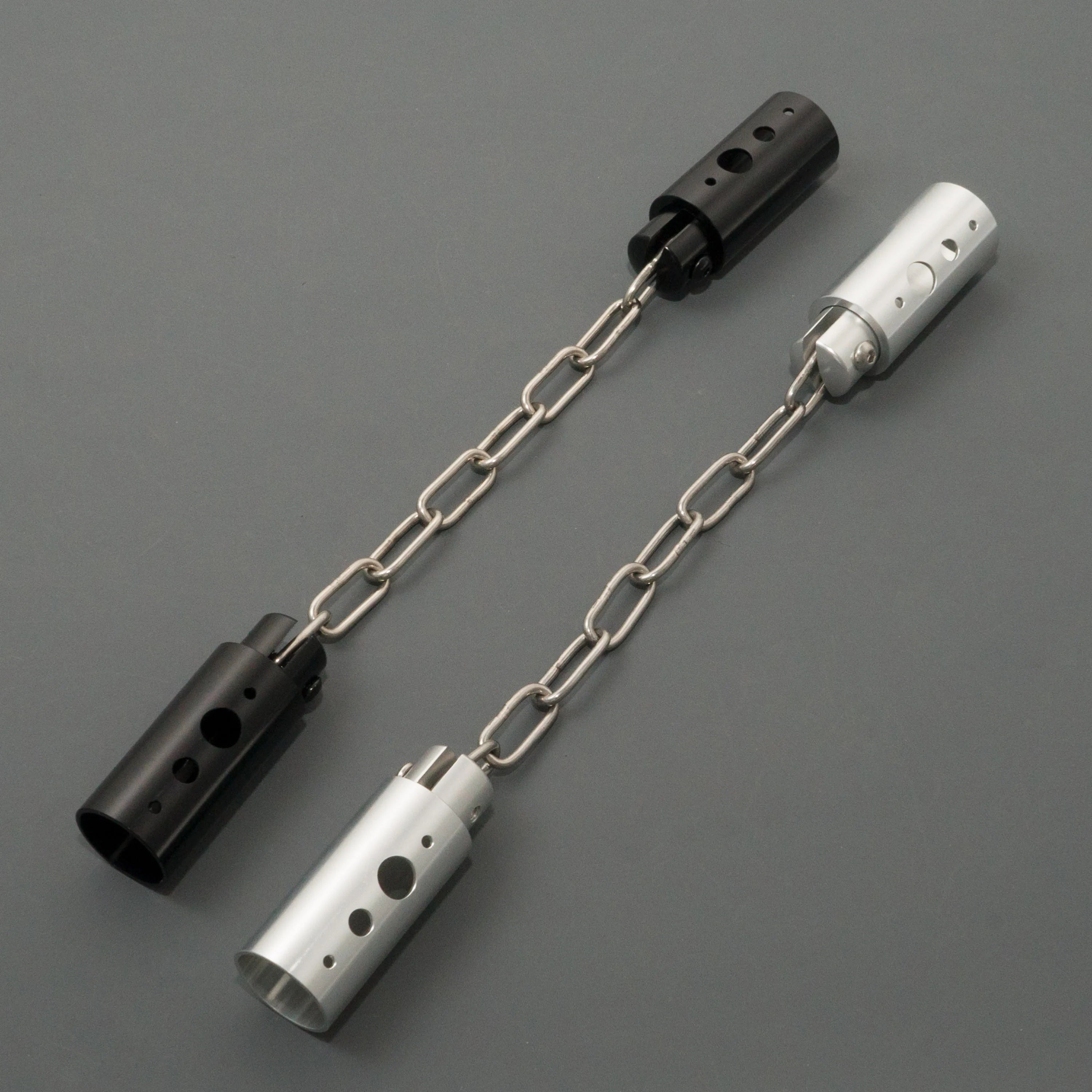 AKsabers Nunchakus Metal pixel Lightsabers 35cm Flashing light effect Length 11 color changes Heavy Dueling Cosplay Toy