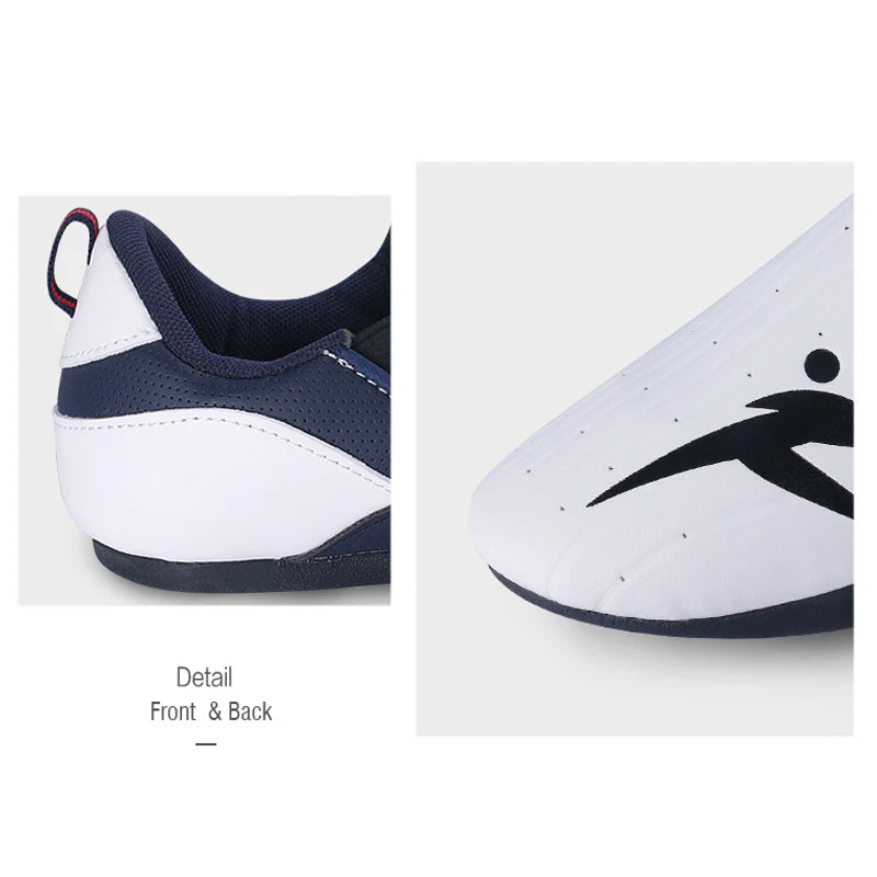 Adult Kids Wear-Resistant Taekwondo Coach Shoes Karate Sneakers Thick Soft Sole Breathable Men Martial Arts Kung Fu Boxing Shoe