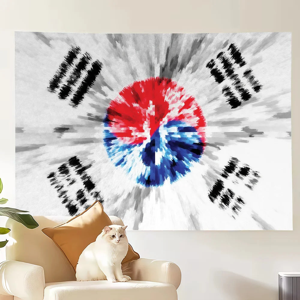 South Korea Flag flag Decoration Art Picnic Party Home Hanging Camping Outdoor Party Banner
