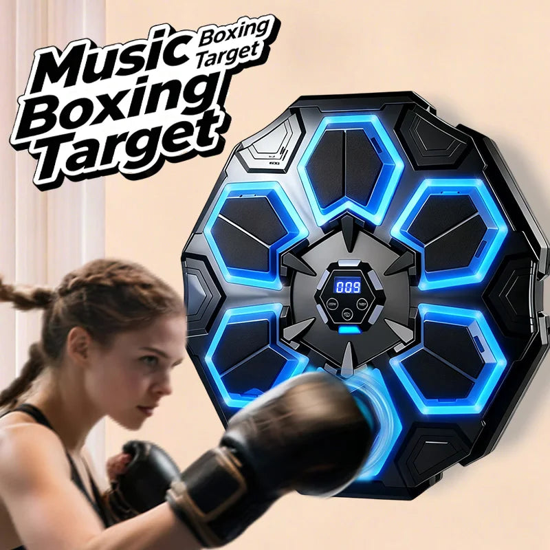 New Smart Bluetooth Music Boxing Machine Gloves Boxing Training Punching Bag Boxing Equipment Muay Thai Home Gym For Adults Kids