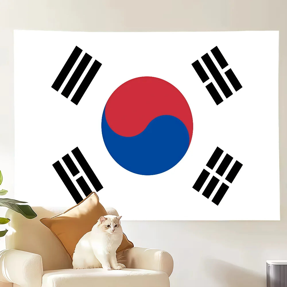 South Korea Flag flag Decoration Art Picnic Party Home Hanging Camping Outdoor Party Banner