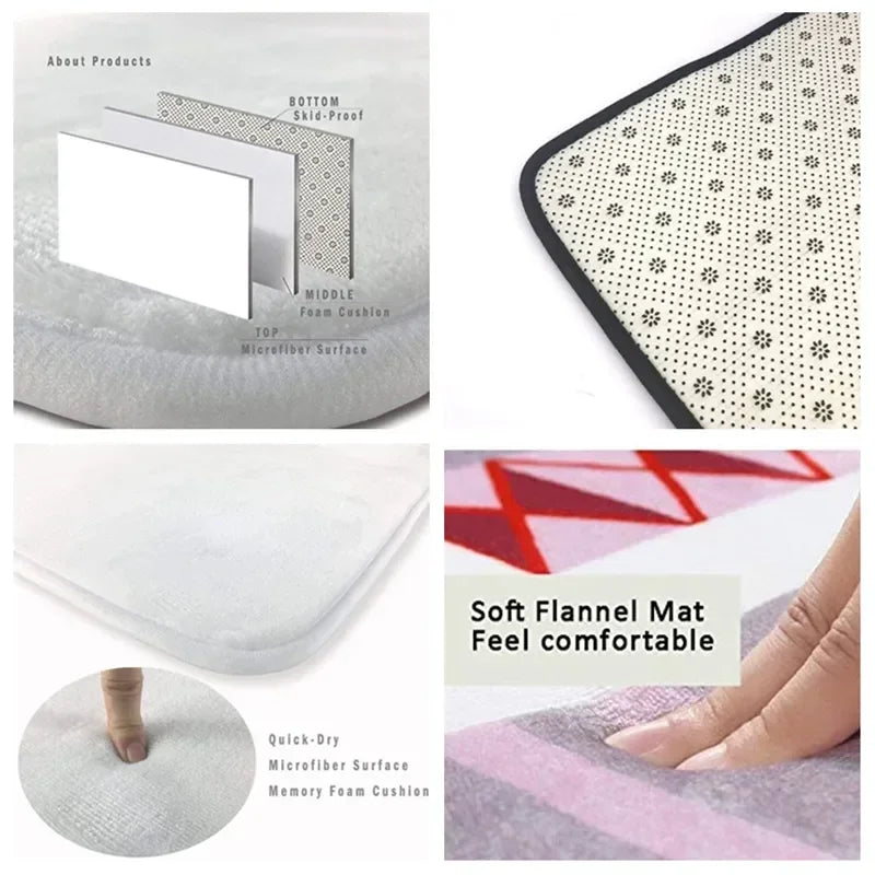 15 Size Martial Arts Taekwondo Pattern Rug Carpet for Living Room Bathroom Mat Creative Doormat Carpet for Bedroom Home Play Mat