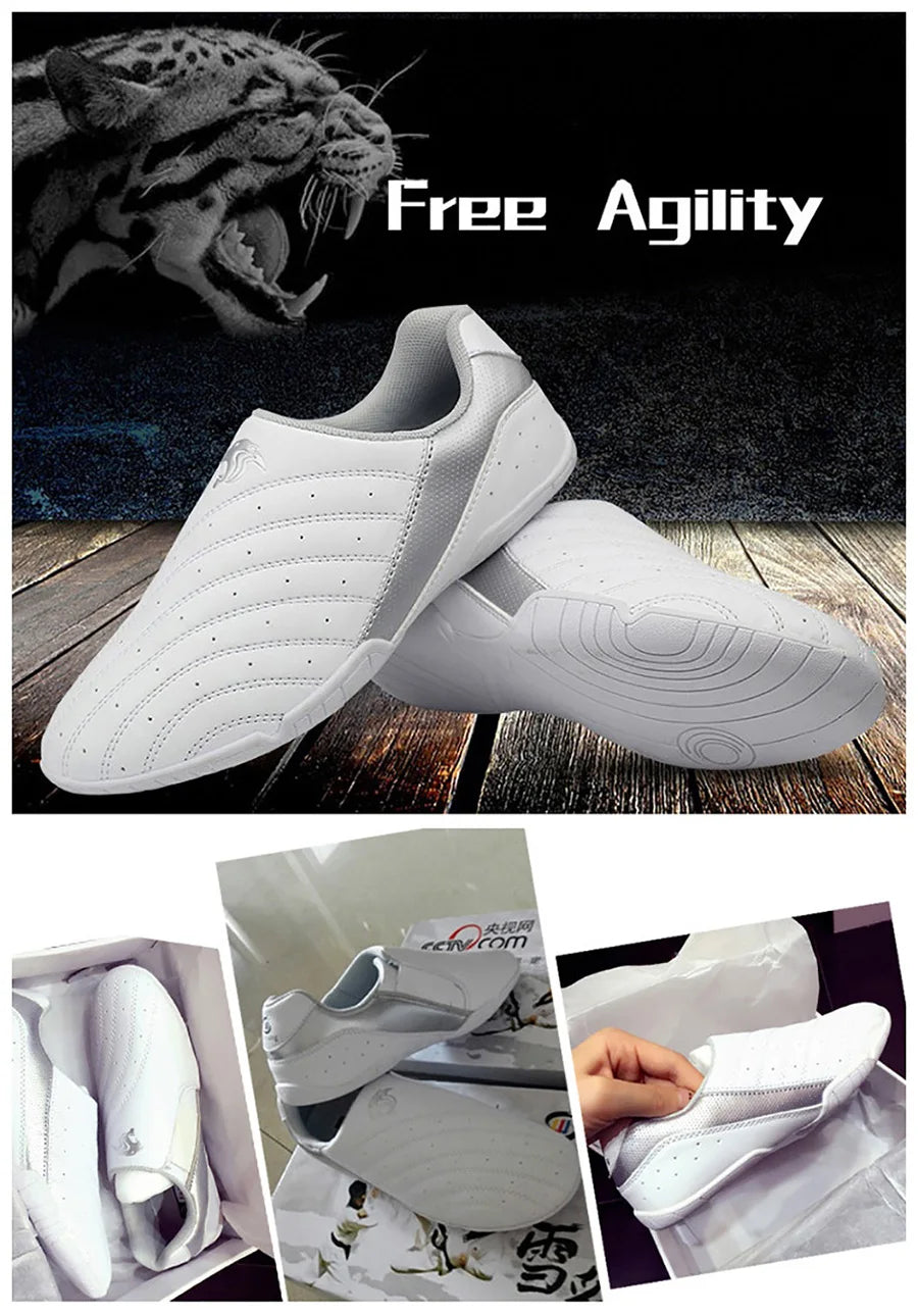 CLYFAN Breathable KungFu Boxing Taekwondo Wushu Taichi Karate Martial Arts Wrestling Martial Shoes Sneakers Children Adult