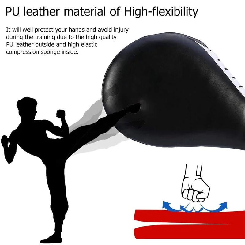 Children Taekwondo Kick Pad Target Karate Boxing Kids Training Practise Leather Hitting Target Safety Taekwondo Equipment
