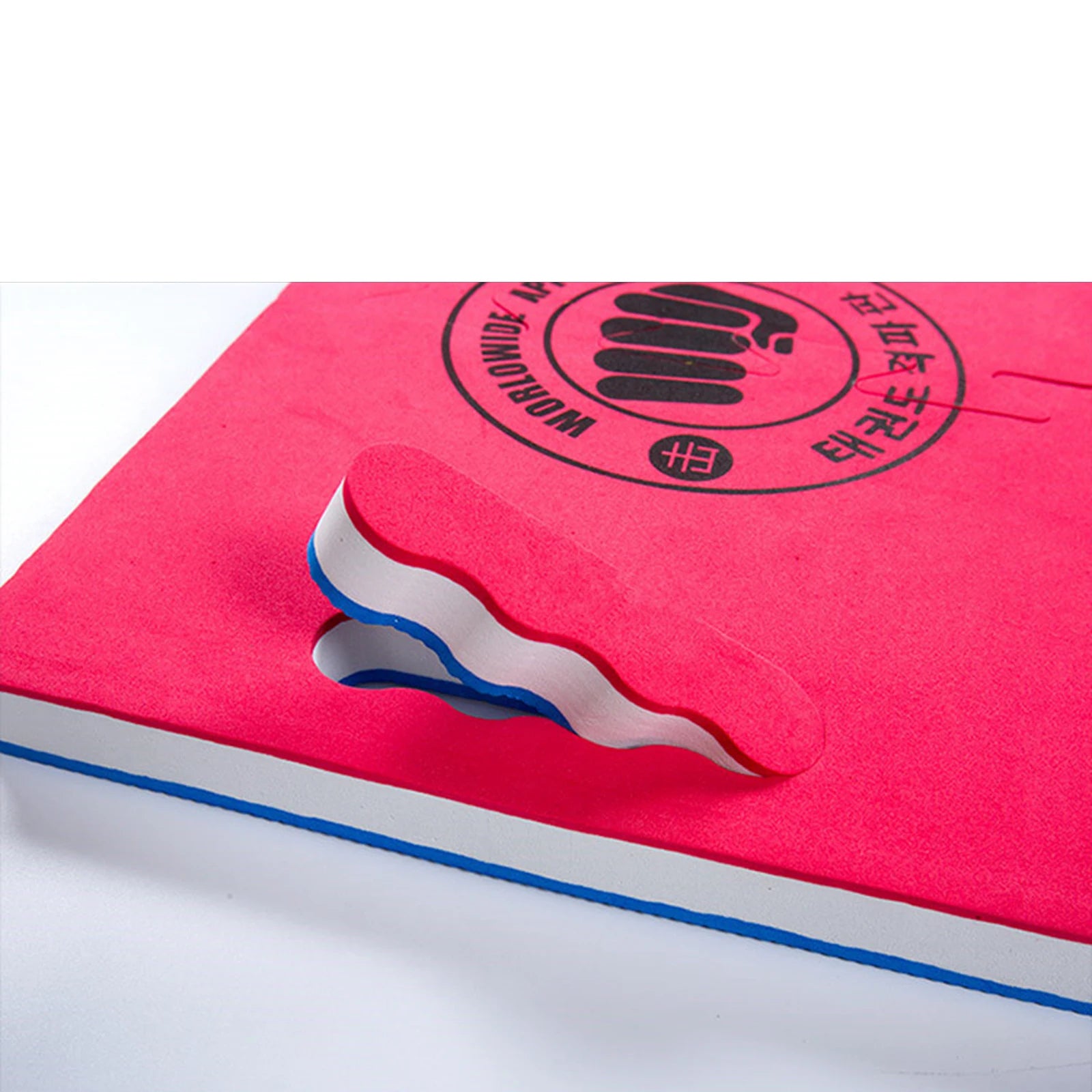 Taekwondo Breaking Board Martial Arts Equipment Boxing Equipment Rebreakable Punching Board with Handle Folding Taekwondo Board