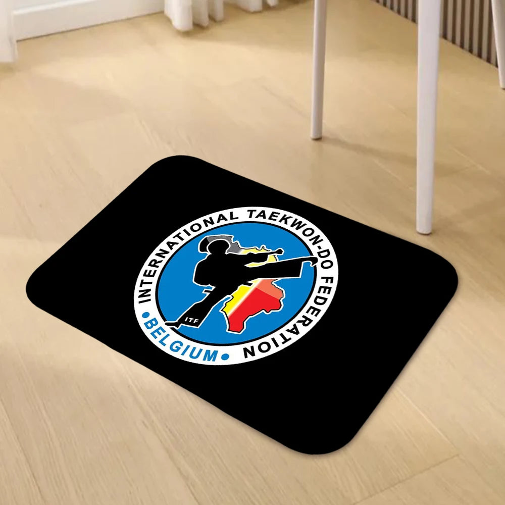 WTF World Taekwondo Federation  Doormat Living Room Carpet Entrance Bathroom Floor Mat  Door Rug Home Decoration 241